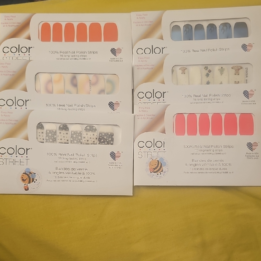 Color Street Vibrant and Floral Nail Polish Strips